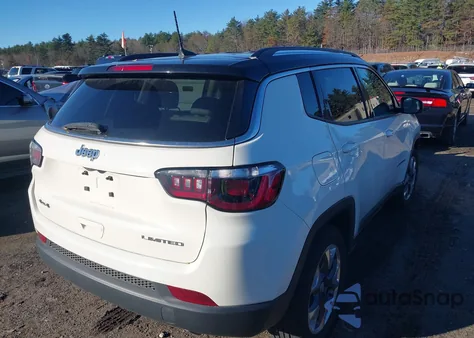 2020 Jeep Compass Limited 4X4 from USA, damaged, VIN 3C4NJDCB3LT244952